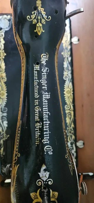 Máquina de coser antigua