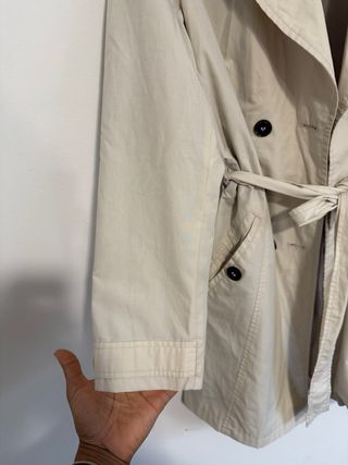 Gabardina Zara Beige Larga