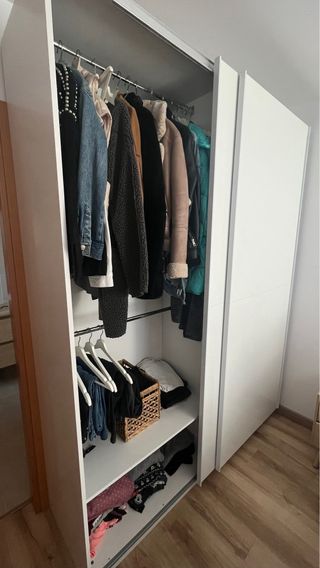 Armario puertas correderas blanco