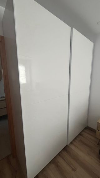 Armario puertas correderas blanco