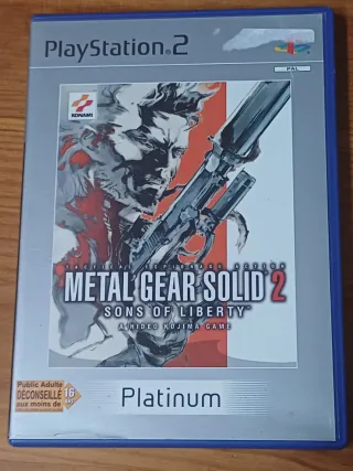 Metal Gear Solid 2 Sons of Liberty PS2 Platinum