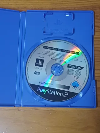 Metal Gear Solid 2 Sons of Liberty PS2 Platinum