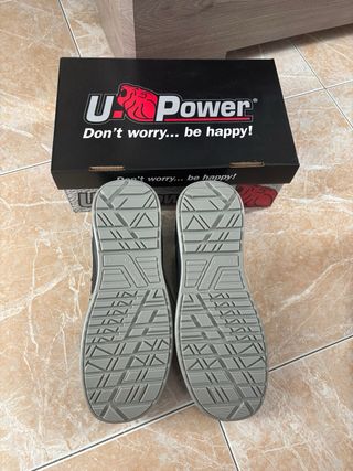 Scarpe U-Power Grigie e Verdi