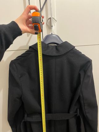 Cappotto Patrizia Pepe Nero con Cintura - Taglia 4