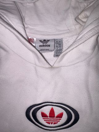 Sudadera blanca adidas