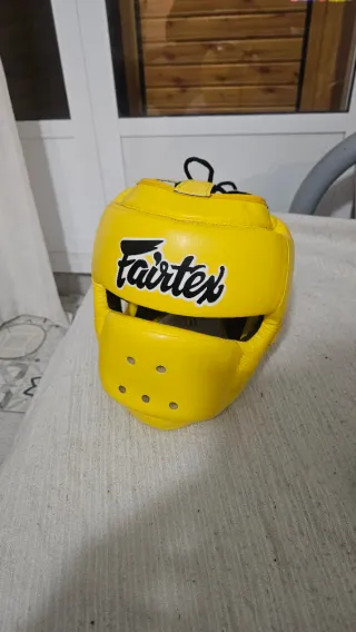 Casco Fairtex HG14 Amarillo