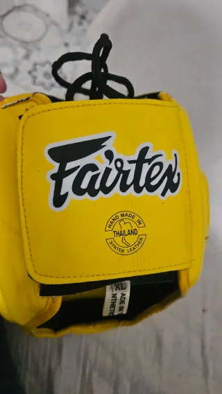 Casco Fairtex HG14 Amarillo