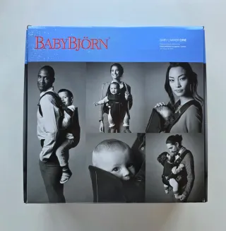 Mochila portabebé BabyBjörn One color negro