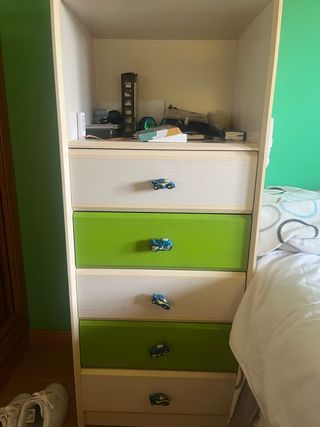 Habitación infantil con muebles