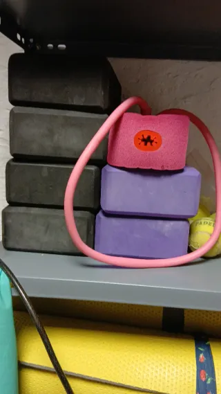 Bloques Yoga Morados y Rosa + Aro2x5 euros