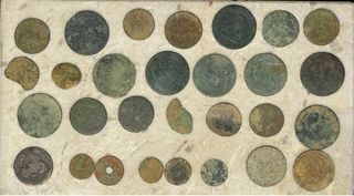Lotto monete antiche da scavo