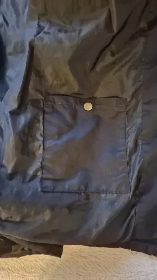 Parka acolchada Zara negra