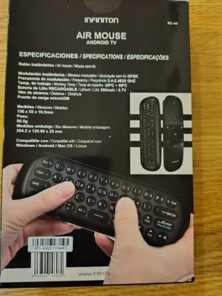 Mando INFINITON RC A9 Teclado Inalámbrico