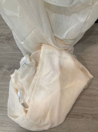 2 Cortinas Leroy Merlin Beige/Plata