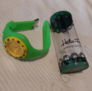 Reloj Helio Ferretti Verde y Amarillo
