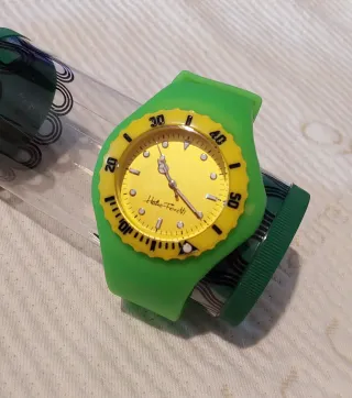 Reloj Helio Ferretti Verde y Amarillo