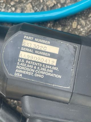 EQUIPO DE PINTURA PORTATIL  NORDSON (en polvo)