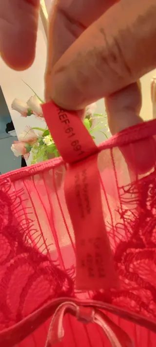 Vestido lencero rojo Talla M