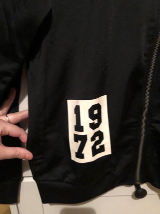 Chaqueta Adidas Negra con Blanco