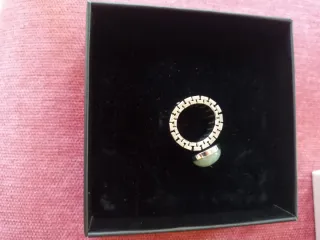 Anillo Nomination plateado Piedra Verde