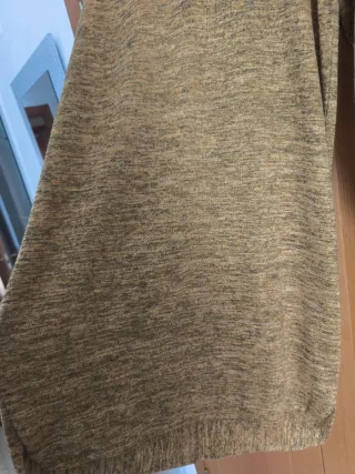 Camiseta Enjoy manga larga marrón y amarilla Talla