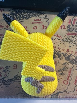 Pikachu 3D estilo crochet