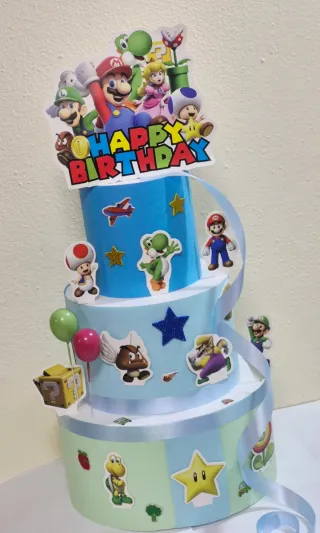 Torta decorativa Super Mario