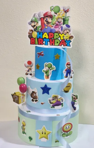 Torta decorativa Super Mario
