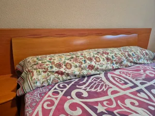 Muebles habitación matrimonio madera