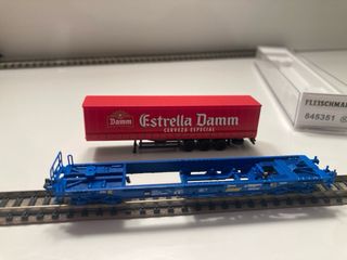 Vagón Plataforma Renfe N Estrella Damm