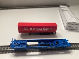 Vagón Plataforma Renfe N Estrella Damm