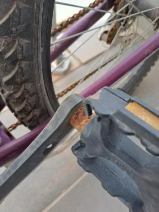 Bicicleta Morada Coluer