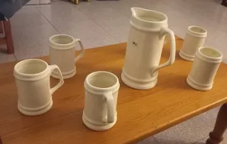 Bicchieri in ceramica per birra - Set Vintage