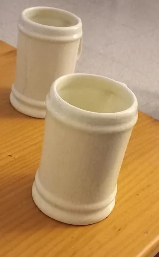 Bicchieri in ceramica per birra - Set Vintage