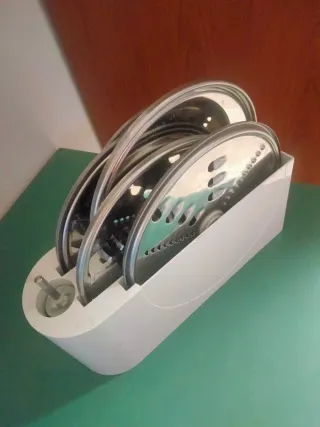 Set 5 lame acciaio inox Braun K3000 con contenitor