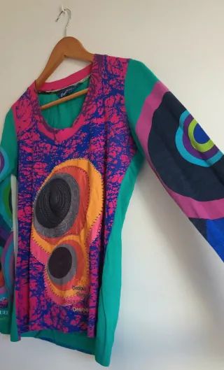 Camiseta Desigual Mujer Retro