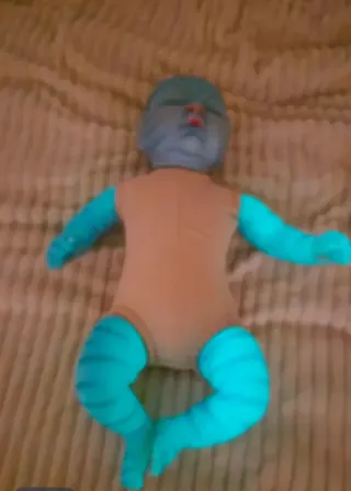 Muñeca estilo reborn Avatar,  49cm,cuerpo de  tela
