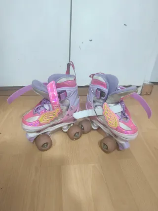 Patines 4 Ruedas Niña Talla 28-31