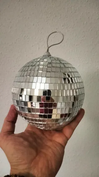 Bola Decorativa Grande Plata