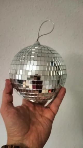 Bola Decorativa Grande Plata