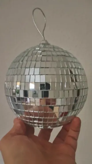 Bola Decorativa Grande Plata