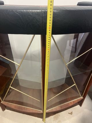 Vitrina Bar Madera y Cristal