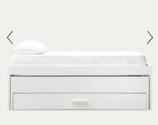 Cama nido con cajón (incl. colchones y somieres)