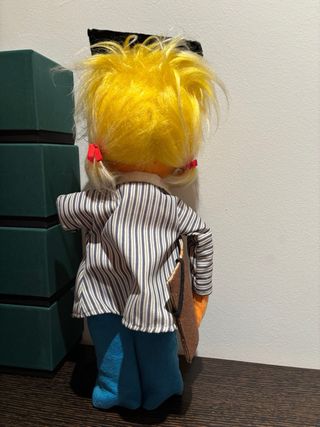 Muñeca antigua de trapo graduada