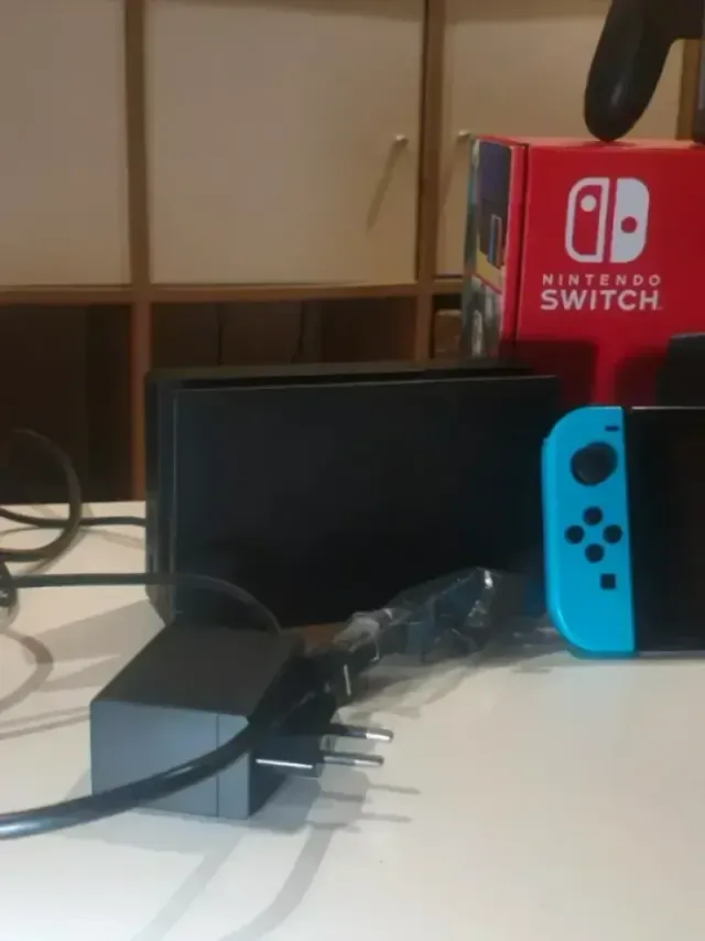 CON 2 JUEGOS Nintendo switch v2 con accesorios