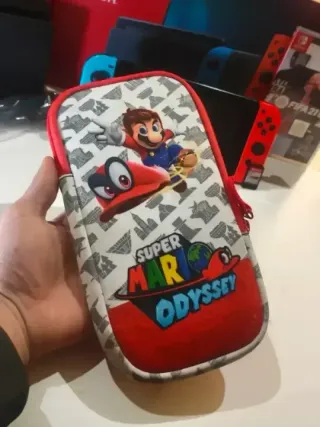 CON 2 JUEGOS Nintendo switch v2 con accesorios