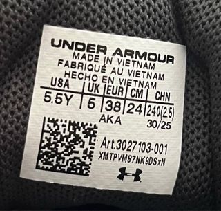 Zapatillas Under Armour Negras Talla 38