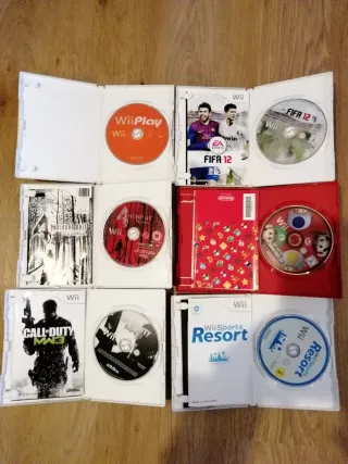 Lote 6 Giochi e parti di ricambio per Wii