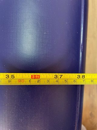 Colchón hinchable azul