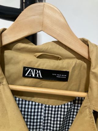 Gabardina Zara Mujer Talla S